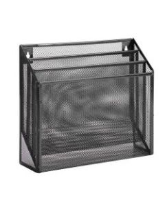 Honey-Can-Do Vertical File Sorter, 11 1/2inH x 12 5/8inW x 3 5/8inD, Black