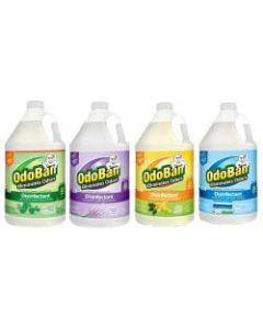 OdoBan Odor Eliminator Disinfectant Concentrate, Assorted Scents, 128 Oz, Case Of 4 Jugs