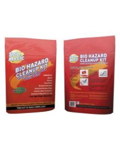 Spill Magic Biohazard Spill Cleanup Kit, 9in x 3/4in