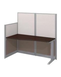 Bush Business Furniture Office In An Hour Straight Workstation, Mocha Cherry Finish, Standard Delivery