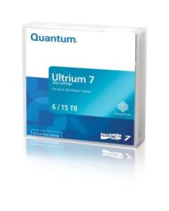 Quantum LTO Ultrium-7 Data Cartridge - LTO-7 - 6 TB (Native) / 15 TB (Compressed) - 3149.61 ft Tape Length