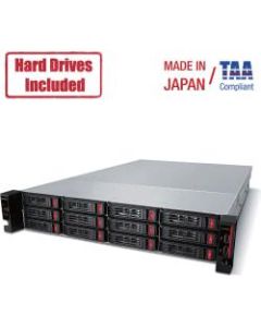 Buffalo TeraStation 51210RH Rackmount 16TB NAS Hard Drives Included - Annapurna Labs Alpine AL-314 1.70 GHz - 4 x HDD Installed - 16 TB Installed HDD Capacity - 8 GB RAM DDR3 SDRAM - Serial ATA/600 Controller