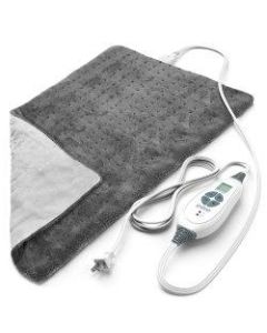 Pure Enrichment PureRelief XL King Size Heating Pad, 23-1/2in x 11-1/2in, Charcoal Gray