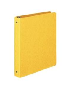 Wilson Jones Flexible Ring 3-Ring Binder, 1in Round Rings, Yellow
