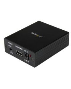 StarTech.com HDMI to VGA Video Adapter Converter with Audio - HD to VGA Monitor 1080p - Functions: Signal Conversion, Video Capturing - 1920 x 1200 - VGA - External