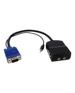StarTech.com 2 Port VGA Video Splitter with Audio - USB Powered - Video/audio splitter - 2 x VGA + 2 x audio - desktop