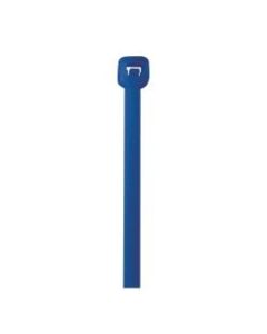 Office Depot Brand Colored Cable Ties, 50 Lb, 14in, Blue, Case Of 1,000 Ties