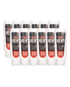 Ergodye KREW-d 6351 SPF 50 Sunscreen Lotions, 8 Oz, Case Of 12 Lotions