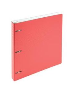 Office Depot Brand 3-Ring Binder, 1in Round Rings, Pink