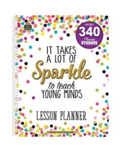 Teacher Created Resources 40-Week Lesson Planner, 8-1/2in x 11in, Confetti