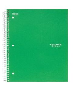 Five Star College Ruled 3 - subject Notebook - Letter - 150 Sheets - Wire Bound - College Ruled - 8 1/2in x 11in - Green Cover - Kraft Cover - 1Each