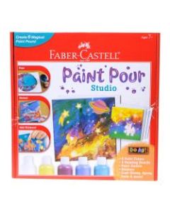 Faber-Castell 34-Piece Do Art Paint Pour Studio Kit