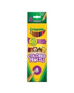 Crayola Multicultural Color Pencils, Set Of 8 Colors
