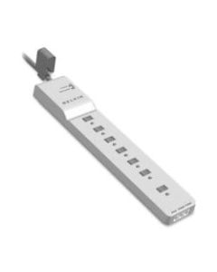 Belkin Home/Office Series Surge Protector, 7 Outlets, Phone Line Protection, 12ft Cord, 2160 Joules, White