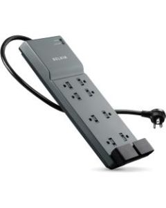 Belkin Home/Office Series Surge Protector, 8 Outlets, Phone Line Protection, 6ft Cord, 3390 Joules, Black