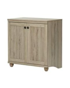 South Shore Hopedale 2-Door Storage Cabinet, 1 Fixed Shelf, 1 Adjustable Shelf, Rustic Oak