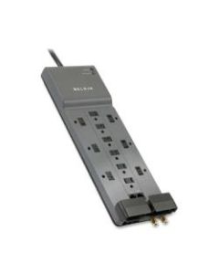 Belkin Home/Office Series Surge Protector, 12 Outlets, 10ft Cord, 3996 Joules, Phone/Ethernet/Coaxial Protection