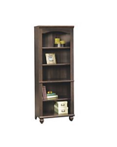 Sauder Harbor View 5-Shelf Bookcase, Antique Paint
