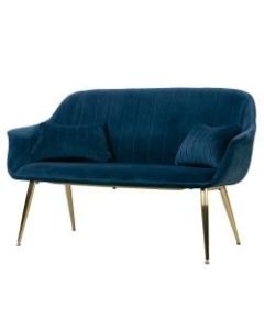 Glamour Home Angela Sofa, Blue