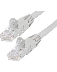StarTech.com 1ft (30cm) CAT6 Ethernet Cable, LSZH (Low Smoke Zero Halogen) 10 GbE Snagless 100W PoE UTP RJ45 Gray Network Patch Cord, ETL - 1ft/30cm Gray LSZH CAT6 Ethernet Cable - 10GbE Multi Gigabit 1/2.5/5Gbps/10Gbps to 55m