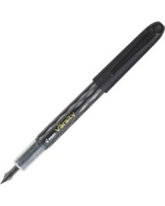 Pilot Varsity Disposable Fountain Pen, Medium Point, Black Barrel, Black Ink