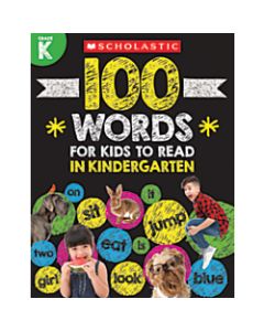 Scholastic 100 Words For Kids To Read In Kindergarten