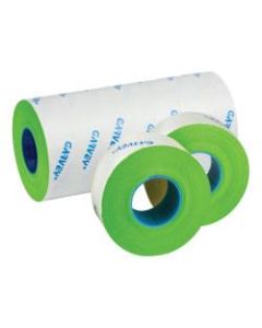 Garvey Price Marking Labels, Fluorescent Green, 1,200 Labels Per Roll, Pack Of 9 Rolls