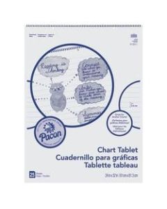 Pacon Chart Tablet, 24in x 32in, 1in Ruled, 25 Sheets