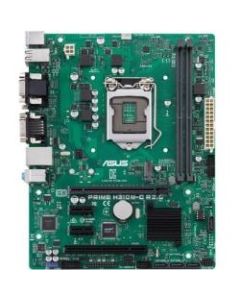 Asus Prime H310M-C R2.0/CSM Desktop Motherboard - Intel Chipset - Socket H4 LGA-1151 - Micro ATX - Core i7, Core i5, Core i3, Pentium, Celeron Processor Supported - 32 GB DDR4 SDRAM Maximum RAM - DIMM - 2 x Memory Slots - 4 x SATA Interfaces