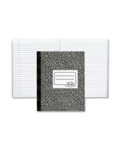 Rediform National Brand Composition Book, 80 sheets per book, one subject notebook,  Xtreme White paper, Sewn binding with flexible black marble cover