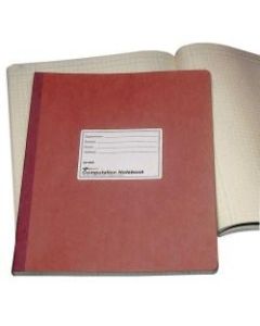 National Brand 100% Recycled Computation Notebook, 4 x 4 Quad, 11 3/4in x 9 1/4in, 75 Sheets