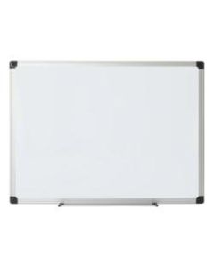 Office Depot Brand Non-Magnetic Melamine Dry-Erase Whiteboard, 18in x 24in, Aluminum Frame With Silver Finish