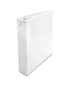 SKILCRAFT View 3-Ring Binder, 1 1/2in Round Rings, 30% Recycled, White