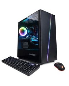 CyberPowerPC Gamer Master GMA600V4 - MDT - Ryzen 3 3100 / 3.6 GHz - RAM 8 GB - SSD 500 GB - NVMe - GF GT 1030 - GigE - WLAN: 802.11a/b/g/n/ac - Win 10 Home 64-bit - monitor: none - black