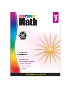 Carson-Dellosa Spectrum Math Workbook, Grade 7