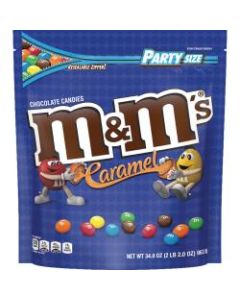 M&Ms Caramel Chocolate Candies - Chocolate, Caramel - Resealable Zipper - 2.12 lb - 1 Bag