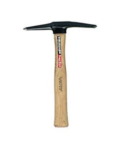Welders Chipping Hammers, 11-1/4 in, 12 oz Head, Chisel and Pointed Tip, Hickory Handle