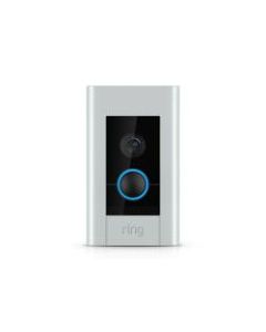 Ring Certified Refurbished Video Doorbell Elite, Black/Silver