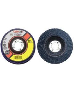 Flap Discs, Z3 -100% Zirconia, Regular, 6in, 36 Grit, 7/8 Arbor, 10,200 rpm, T27