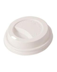 Karat Hot Cup Lids, 8 Oz, White, Pack Of 1,000 Lids