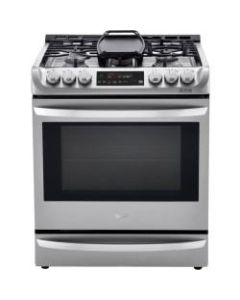 LG LSD4913ST Dual Fuel Range - 30in -Stainless Steel, Aluminum