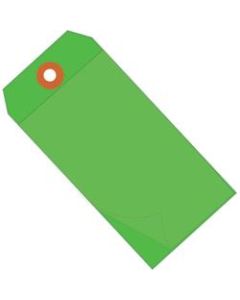 Office Depot Brand Self-Laminating Tags, 6 1/4in x 3 1/8in, 95% Recycled, Green, Case Of 100