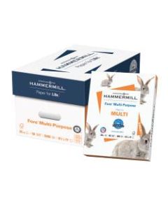 Hammermill Fore Multi-Use Paper, Letter Size (8 1/2in x 11in), 20 Lb, Ream Of 500 Sheets, Case Of 10 Reams