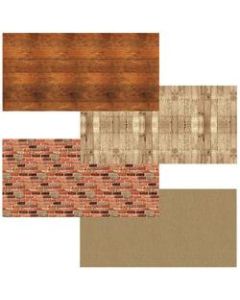 Pacon Fadeless Bulletin Board Art Paper, 48in x 12ft, Rustic Assortment, Pack Of 4 Rolls