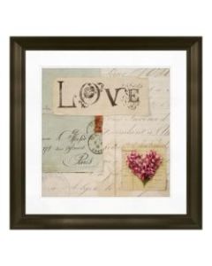 Timeless Frames Marren Framed Wall Artwork, 12in x 12in, Love