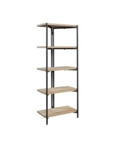 Sauder North Avenue Bookcase, 5 Shelf, 59 3/8inH, Charter Oak