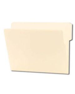 Smead Shelf-Master End-Tab Folders, Letter Size, Manila, Box Of 100