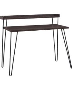 Ameriwood Home Haven Retro Desk With Riser, Espresso