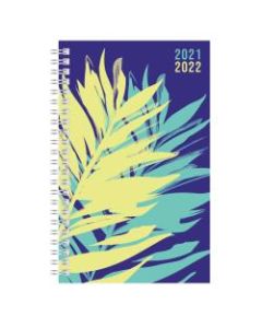 Office Depot Brand Fashion Weekly/Monthly Academic Planner, 5in x 8in, Tropical Techtopia, July 2021 To June 2022, DX200580-006