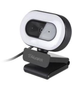 Aluratek AWCL05F Video Conferencing Camera - 2 Megapixel - 30 fps - Black - USB 2.0 - 1920 x 1080 Video - CMOS Sensor - Auto-focus - Microphone - Computer, Notebook